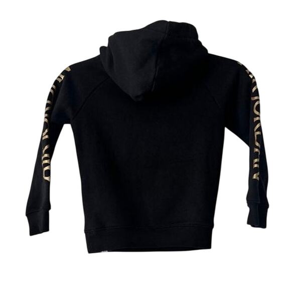 Nike Air Jordan Black Gold Logo Hoodie XS (4–5 Yrs) - Picture 3 of 15